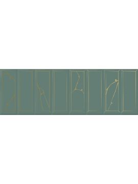 Настенная плитка декор Роса Рок 1664-0214 зеленый